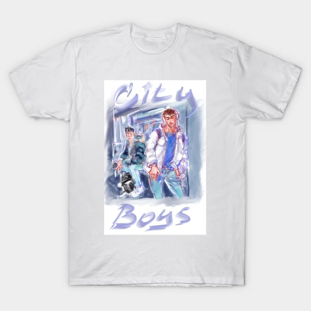 Subway boys T-Shirt by blauetauben